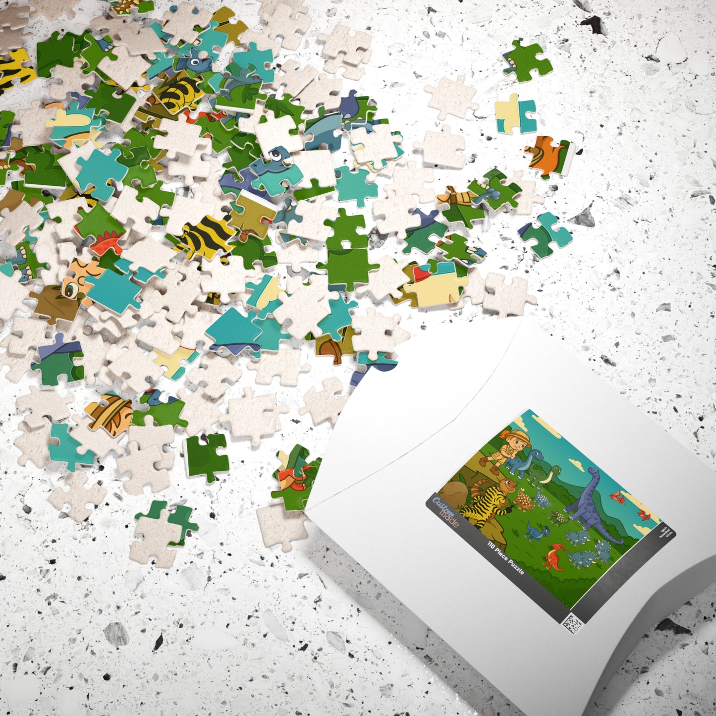 Kiley’s Kritters: The Great Dinosaur Adventure Jigsaw Puzzle – Dino Valley (110 Pieces)