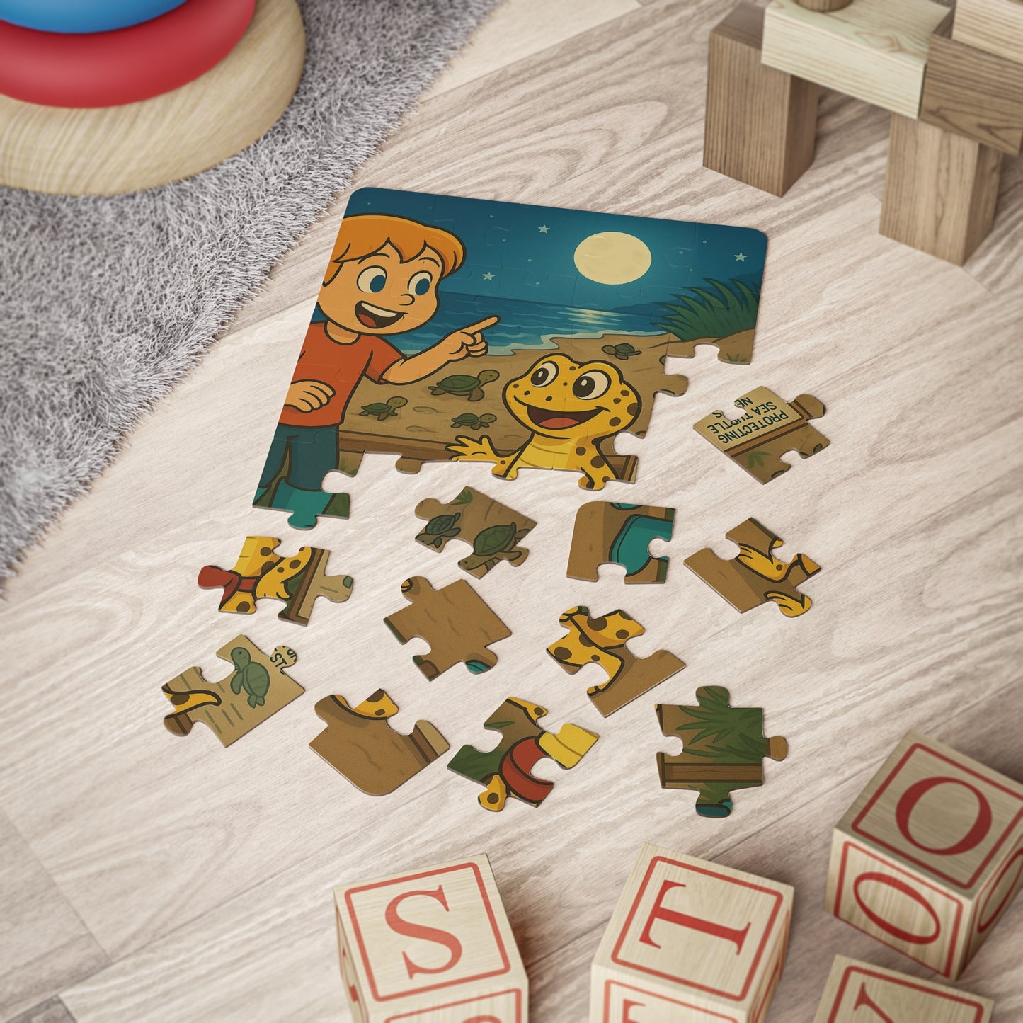 Kiley’s Kritters: Kids Sea Turtle Puzzle (30 Pieces)