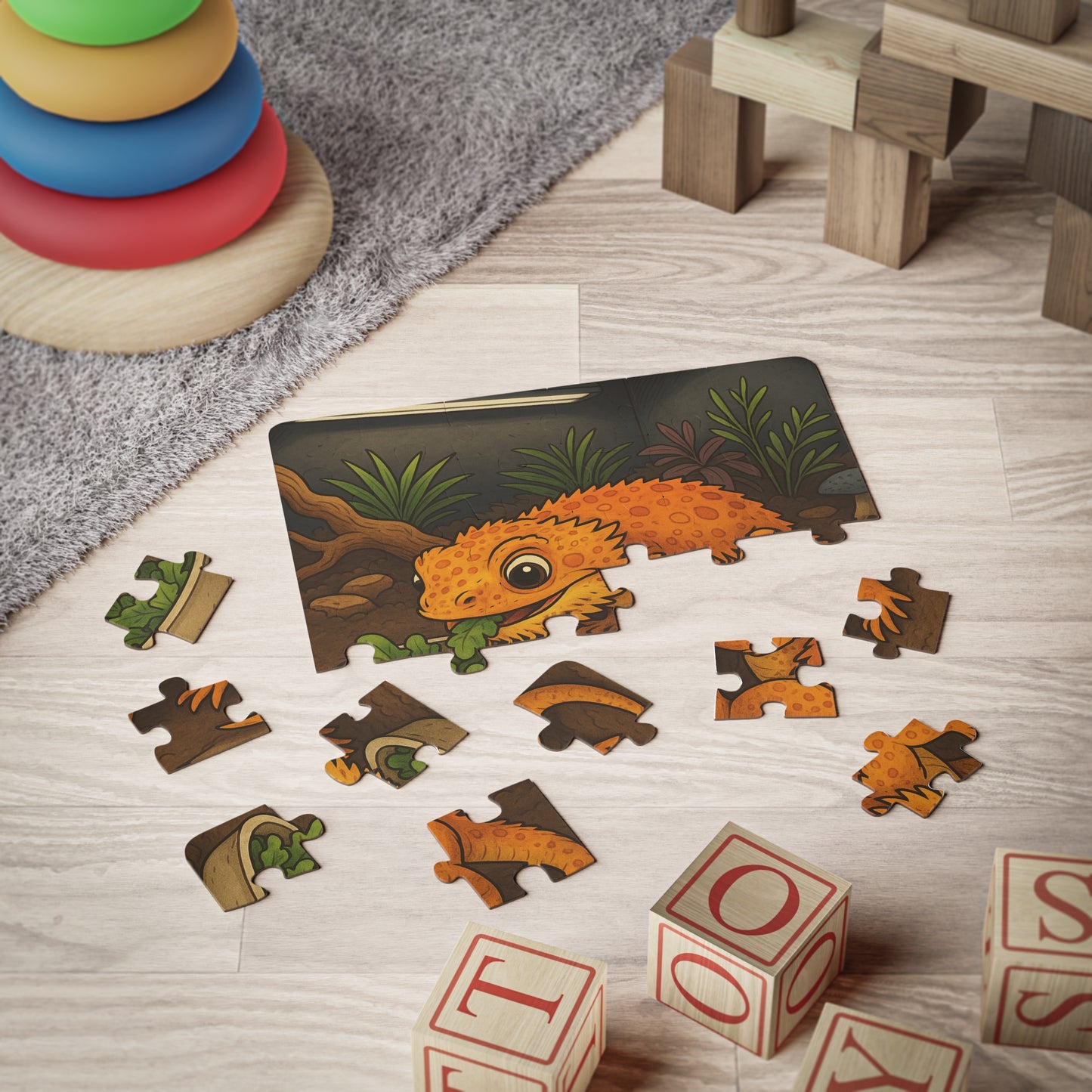 Kiley’s Kritters: Bilbo Draggins Zoo Adventure Puzzle – Feeding Time (30 Pieces)
