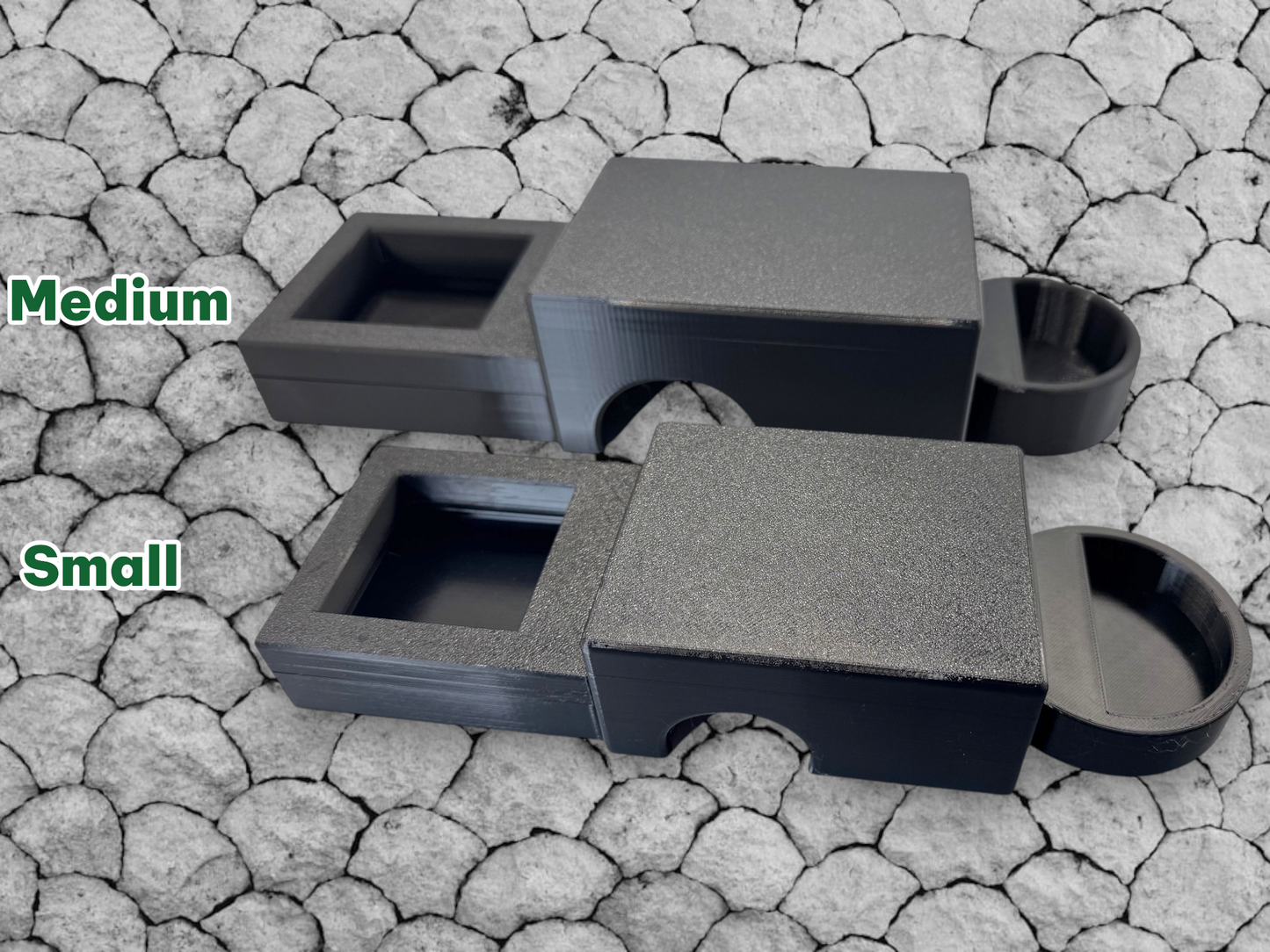 Kiley's Kritters Medium Reptile Hide with Feeding & Water Dish – Escape-Resistant Feeder