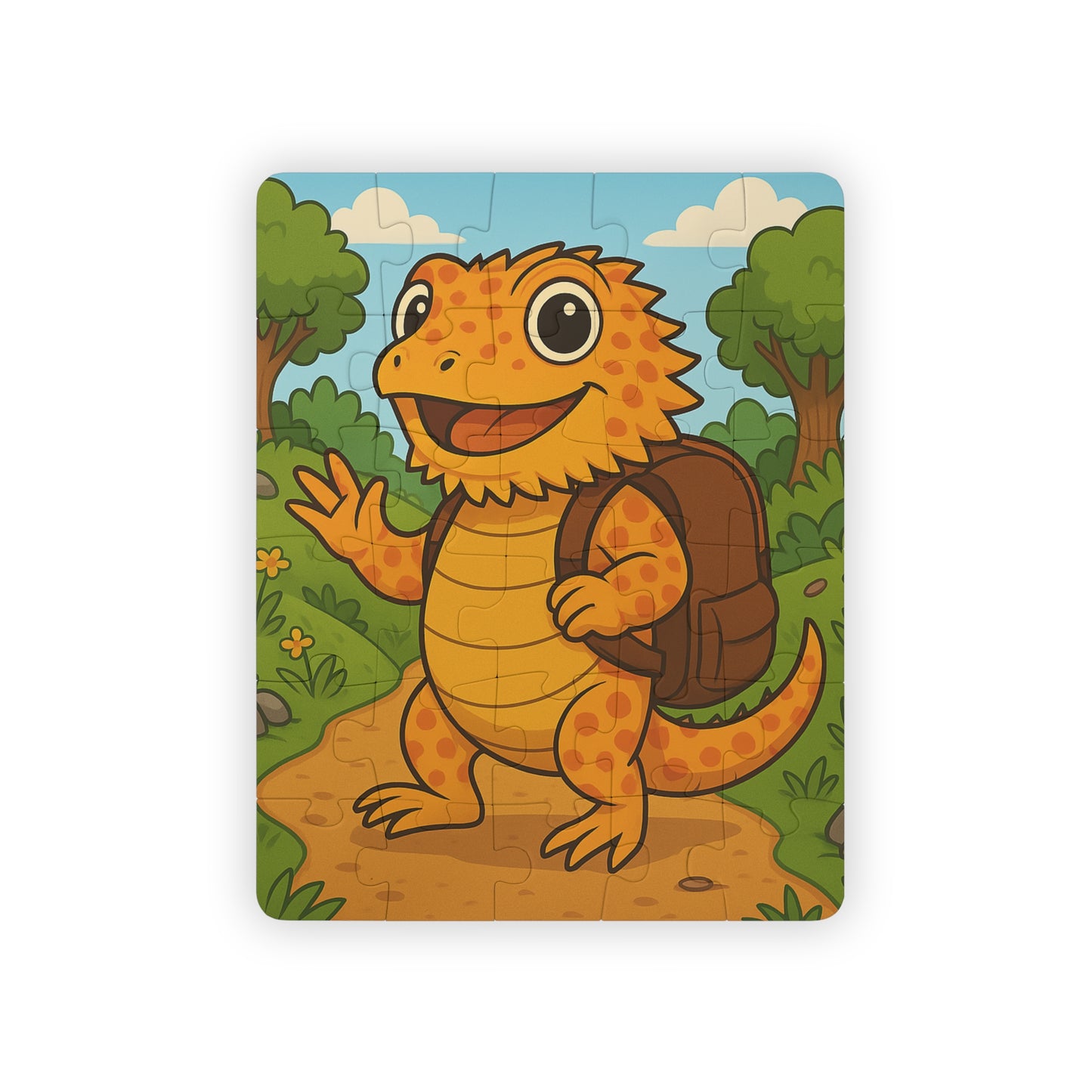 Kiley’s Kritters: Bilbo Draggins Zoo Adventure Puzzle – Cover Art (30 Pieces)