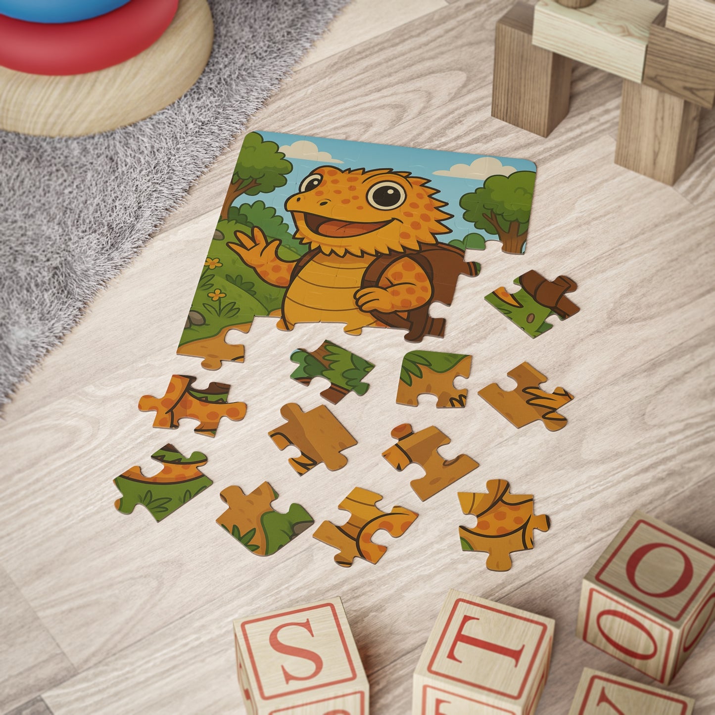 Kiley’s Kritters: Bilbo Draggins Zoo Adventure Puzzle – Cover Art (30 Pieces)