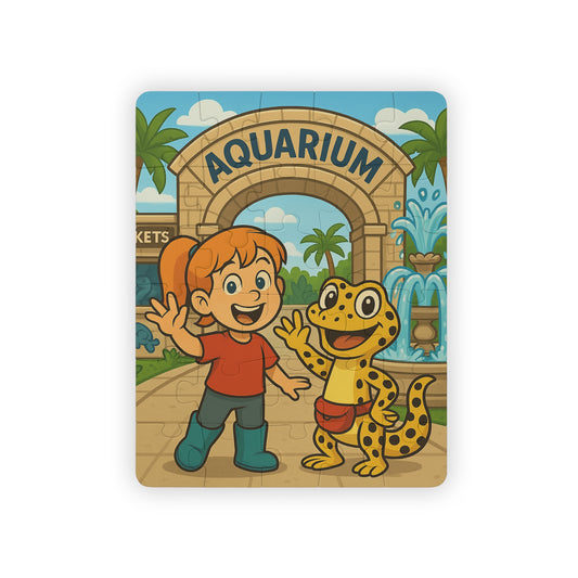 Kiley’s Kritters: Kiley & Lizzie’s Aquarium Adventure Puzzle (30 Pieces)