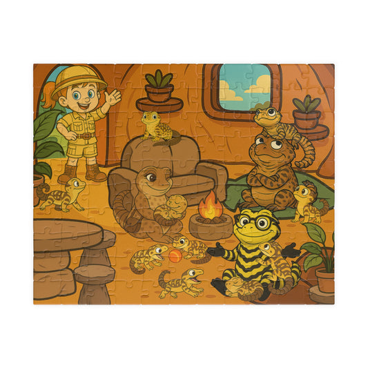 Kiley’s Kritters: The Great Dinosaur Adventure Puzzle – Home at Last (110 Pieces)