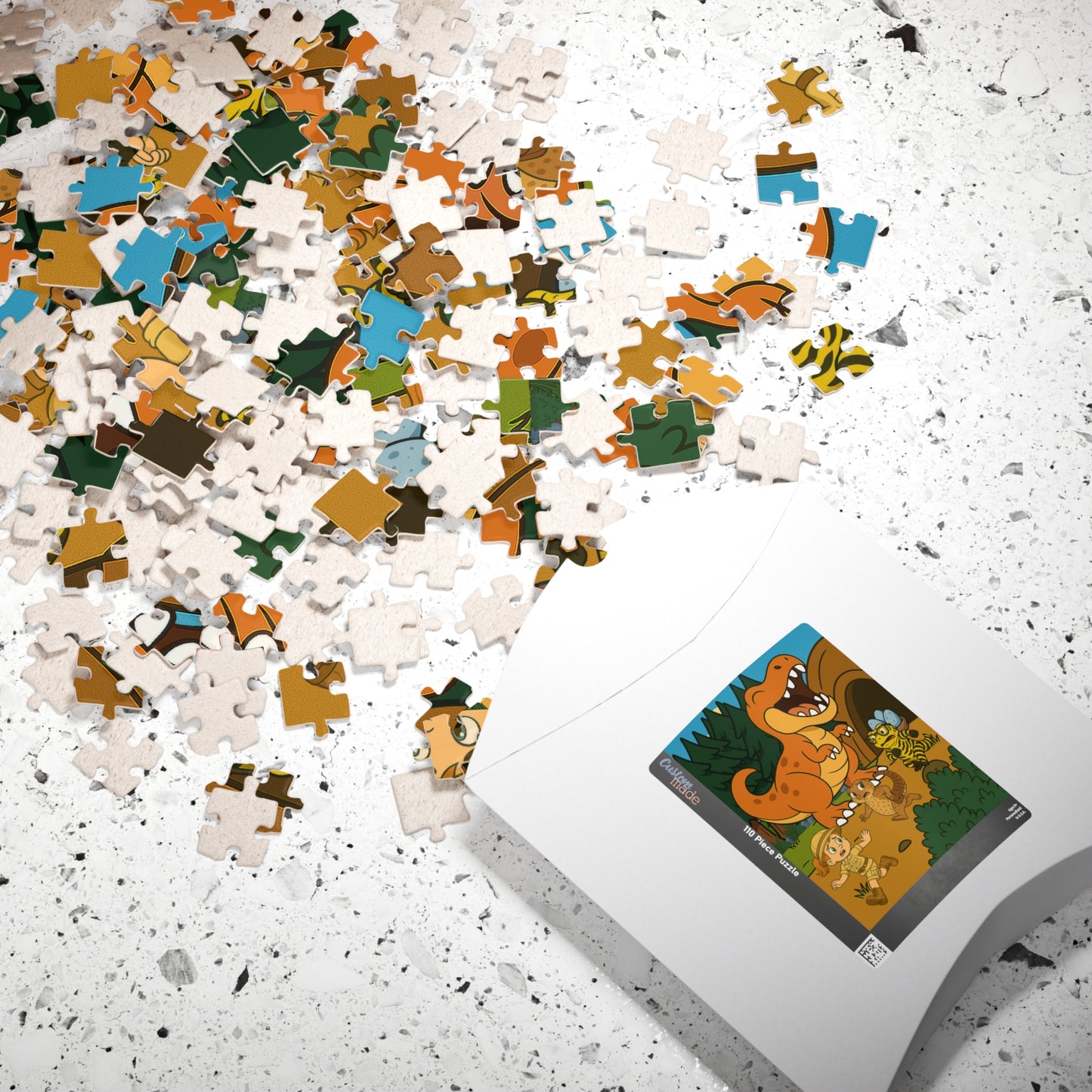 Kiley’s Kritters: The Great Dinosaur Adventure Puzzle – T‑Rex Run (110 Pieces)