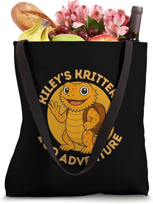 Kiley’s Kritters: Zoo Adventure Bearded Dragon Tote Bag