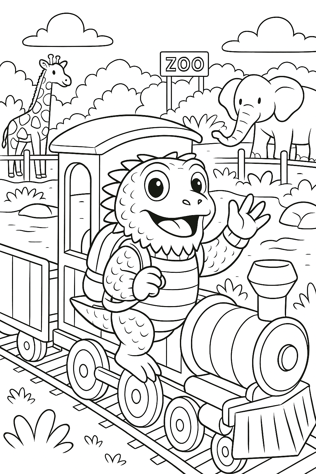 Kiley’s Kritters: Bilbo Draggins Zoo Adventure Coloring Book
