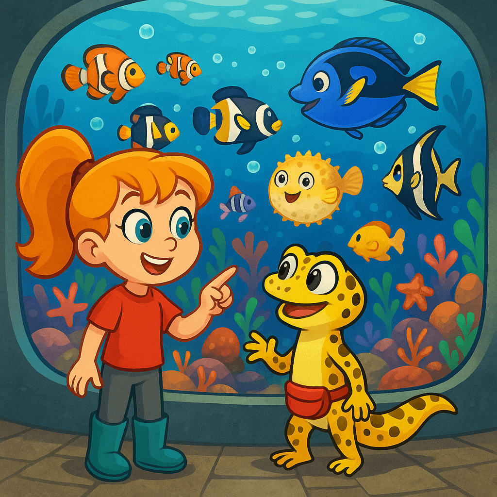 Kiley’s Kritters: Kiley & Lizzie’s Aquarium Adventure