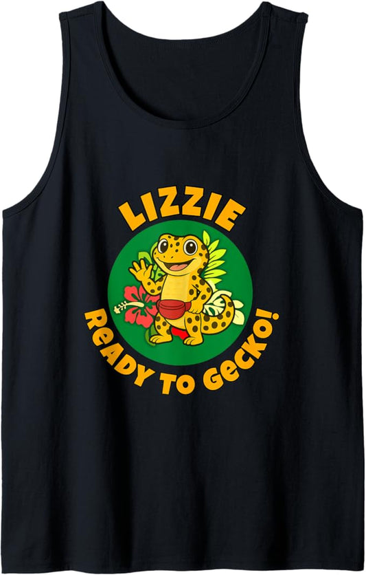 Kiley’s Kritters: Ready to Gecko! Leopard Gecko Unisex Tank Top